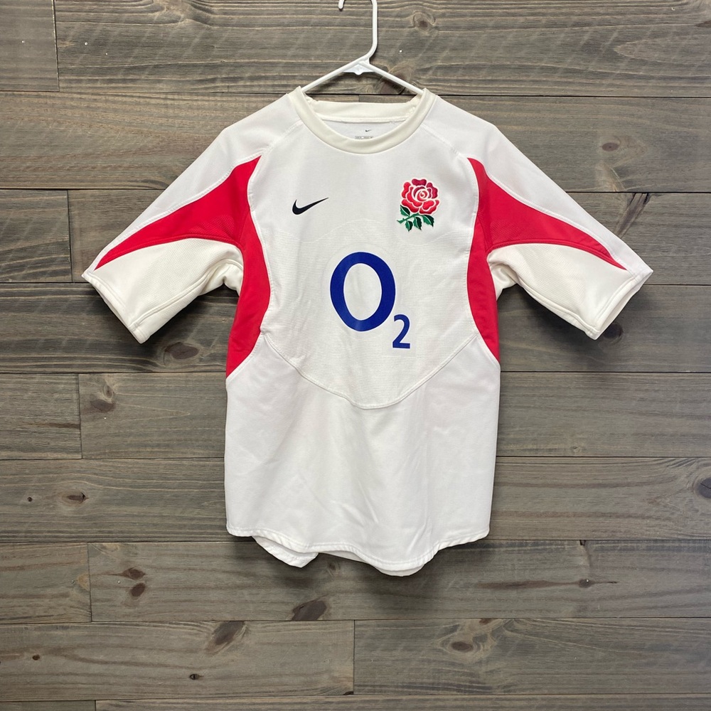 ENGLAND NATIONAL TEAM
PLAYER ISSUE RUGBY
UNION HOME SHIRT NIKE XL
